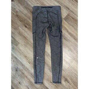 Lululemon Speed Up Tight 28" Size 8 * Luxtreme Leggings Grey Mid Rise Pockets